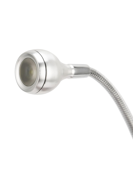 LAMPĂ UV-LED CU BRAȚ FLEXIBIL SILVER