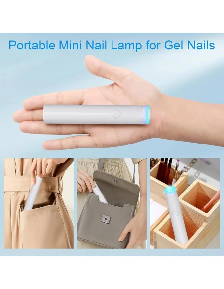 MINI LAMPĂ UV CU ACUMULATOR  ȘI TIMER