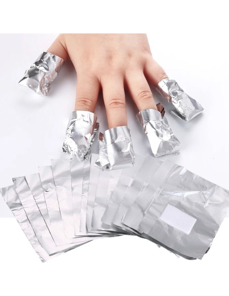 SET FOLII SOAK-OFF 100 BUC