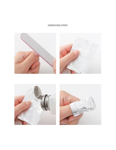 SET FOLII SOAK-OFF 100 BUC