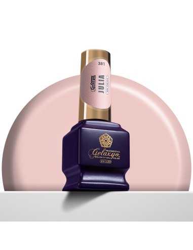 Oja Semipermanenta Gel Polish Roz Gelaxyo Jiulia 381 - 7 ml