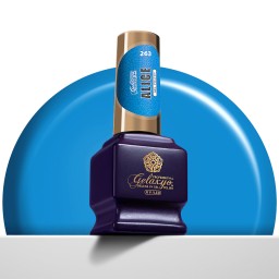 Oja Semipermanenta Gel Polish Albastra Gelaxyo Alice 263...