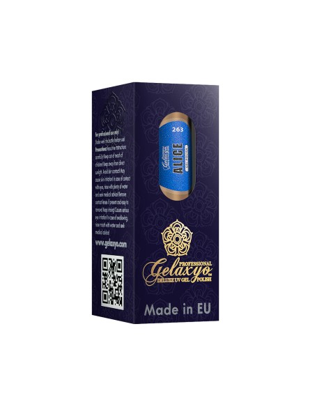 Oja Semipermanenta Gel Polish Albastra Gelaxyo Alice 263 - 7 ml