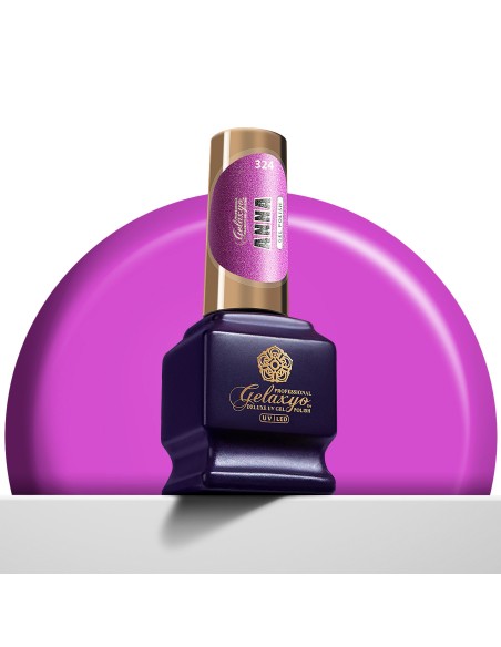 Oja Semipermanenta Gel Polish Violet Gelaxyo Anna 324 - 7 ml