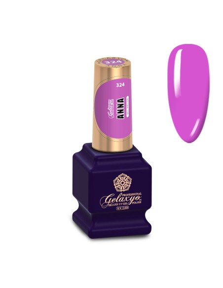 Oja Semipermanenta Gel Polish Violet Gelaxyo Anna 324 - 7 ml