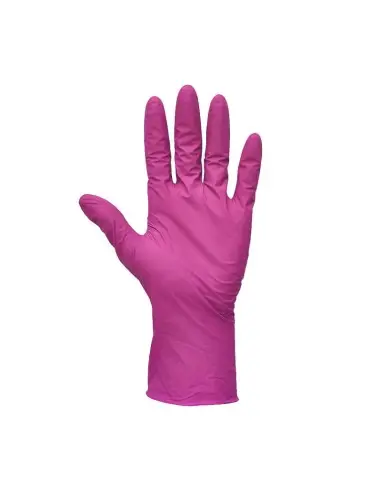 MĂNUŞI DE UNICĂ FOLOSINŢĂ NITRIL FUCHSIA -...