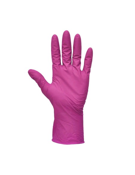 MĂNUŞI DE UNICĂ FOLOSINŢĂ NITRIL FUCHSIA - marimea S 100 buc