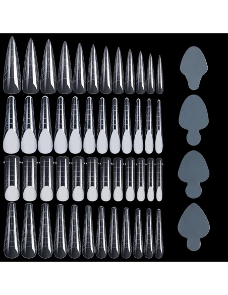 Dual Forms, 4 FORME REUTILIZABILE + 4 PADURI DE SILICON, 288 pcs, 12 mărimi