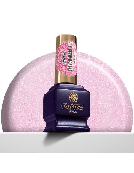 Oja Semipermanenta Gel Polish French Glass Gelaxyo 02- 7 ml