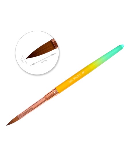 PENSULĂ ACRIL NR.6 CU CAPAC METALIC