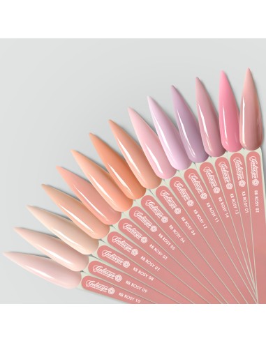 Gelaxyo Rubber Base ROSY 01 - Hema Free 15ml