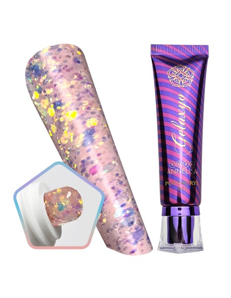 GELAXYO XOXO ANNELISA - POLYACRYL GLITTER PEACH 30ml