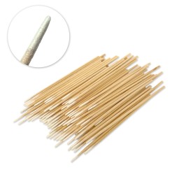 SET 100 BEŢIŞOARE LEMN CU VÂRF SUBȚIRI DIN BUMBAC