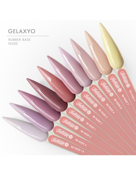 Gelaxyo Rubber Base NUDE 08 - Hema Free  7ml