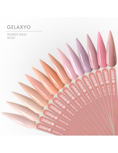Gelaxyo Rubber Base ROSY 01 - Hema Free 15ml