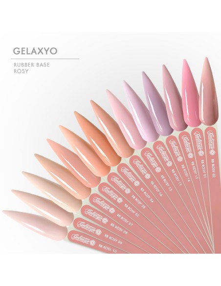 Gelaxyo Rubber Base ROSY 14 - Hema Free 15ml