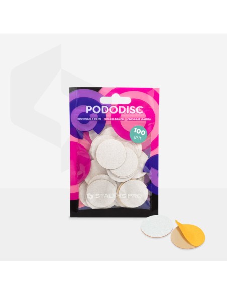 SET 50 PILE DE SCHIMB STALEKS pentru DISCUL DE PEDICHIURA 25mm 100 granulație