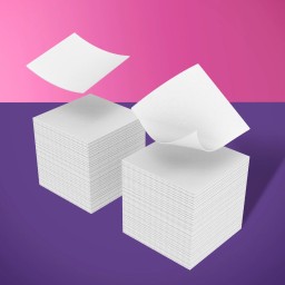 ŞERVETELE ABSORBANTE ALBE 400 buc  4,5x4,5cm Staleks 2