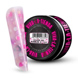 VIVA LA TIENDA BUILDER GEL BUBBLES 02 - PINK - 15ml