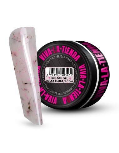 VIVA LA TIENDA MILKY FLORA 01 - 15ml - BUILDER GEL