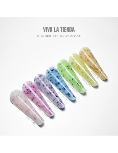 VIVA LA TIENDA MILKY FLORA 01 - 15ml - BUILDER GEL
