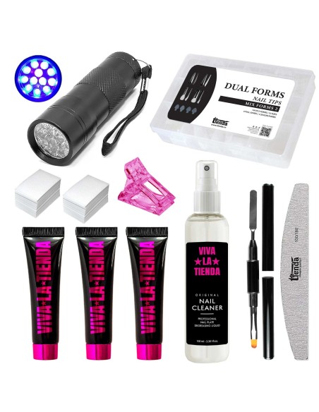 KIT POLYGEL 2 CU TIPSURI REUTILIZABILE