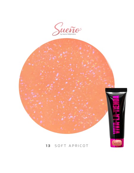 Viva La Tienda Polygelul Sueño 13 - Soft Apricot 30ml - by Ioana Săbăreanu