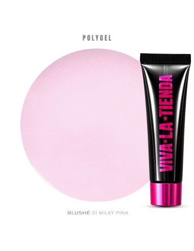 VIVA LA TIENDA POLYGEL BLUSHÉ 01 - Milky Pink - 15ml