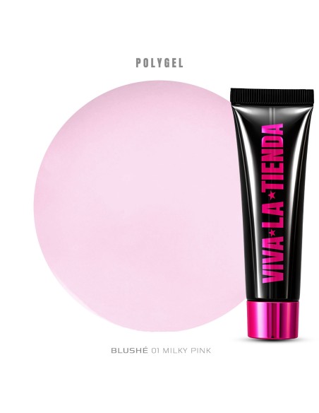 VIVA LA TIENDA POLYGEL BLUSHÉ 01 - Milky Pink - 15ml