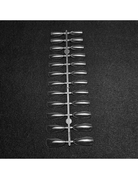 GEL TIPS ALMOND MEDIUM SET 240 BUC DIVERSE MĂRIMI