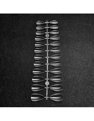 GEL TIPS ALMOND MEDIUM SET 240 BUC DIVERSE MĂRIMI