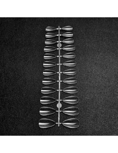 GEL TIPS ALMOND MEDIUM SET 240 BUC DIVERSE MĂRIMI