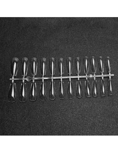 GEL TIPS BALLERINA LONG SET 240 BUC DIVERSE MĂRIMI
