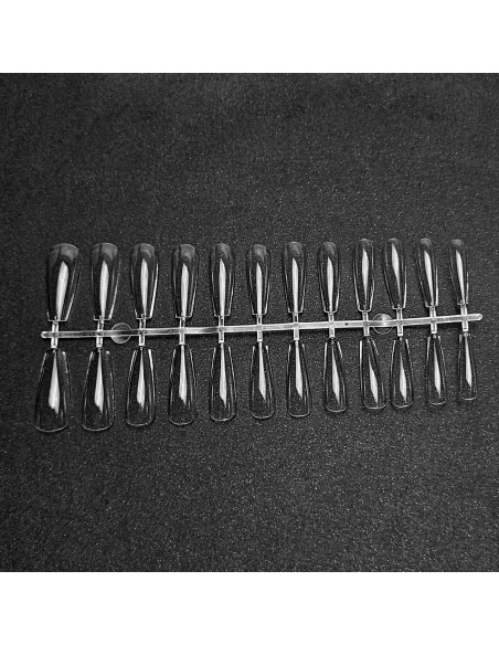 GEL TIPS BALLERINA LONG SET 240 BUC DIVERSE MĂRIMI