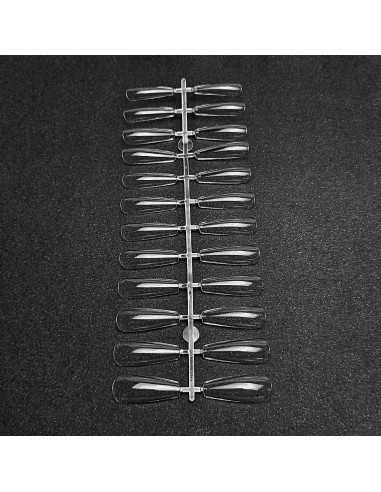 GEL TIPS BALLERINA LONG SET 240 BUC DIVERSE MĂRIMI