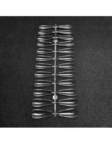 GEL TIPS BALLERINA LONG SET 240 BUC DIVERSE MĂRIMI