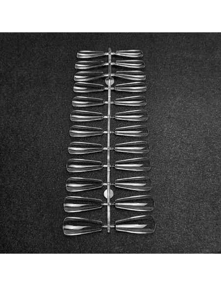 GEL TIPS BALLERINA LONG SET 240 BUC DIVERSE MĂRIMI