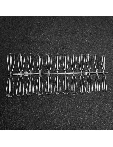 GEL TIPS BALLERINA LONG SET 240 BUC DIVERSE MĂRIMI
