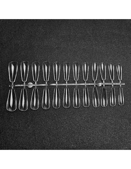 GEL TIPS BALLERINA LONG SET 240 BUC DIVERSE MĂRIMI