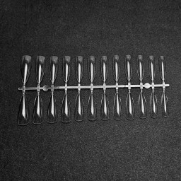 GEL TIPS STILETTO LONG SET 24 BUC DIVERSE MĂRIMI