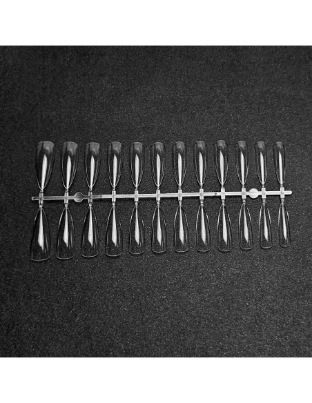 GEL TIPS STILETTO LONG SET 24 BUC DIVERSE MĂRIMI