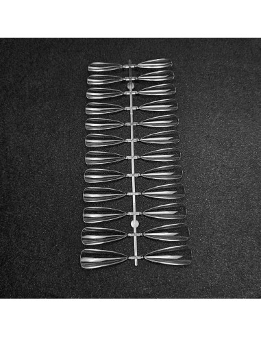 GEL TIPS STILETTO LONG SET 24 BUC DIVERSE MĂRIMI