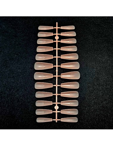 GEL TIPS BALLERINA LONG MILKY PINK SET 240 BUC...