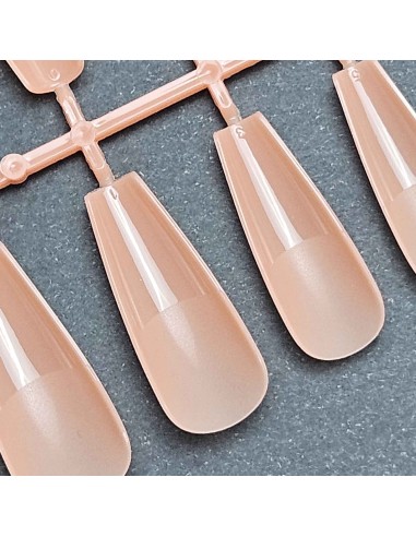 GEL TIPS BALLERINA LONG MILKY PINK SET 240 BUC...
