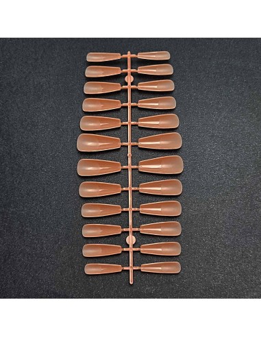 GEL TIPS BALLERINA LONG PINK BEIGE SET 240 BUC...