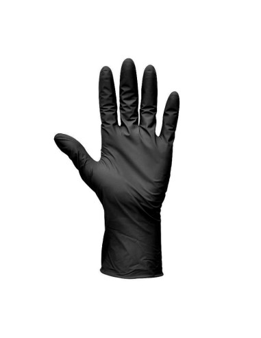 MĂNUŞI DE UNICĂ FOLOSINŢĂ NITRIL NEGRE -...