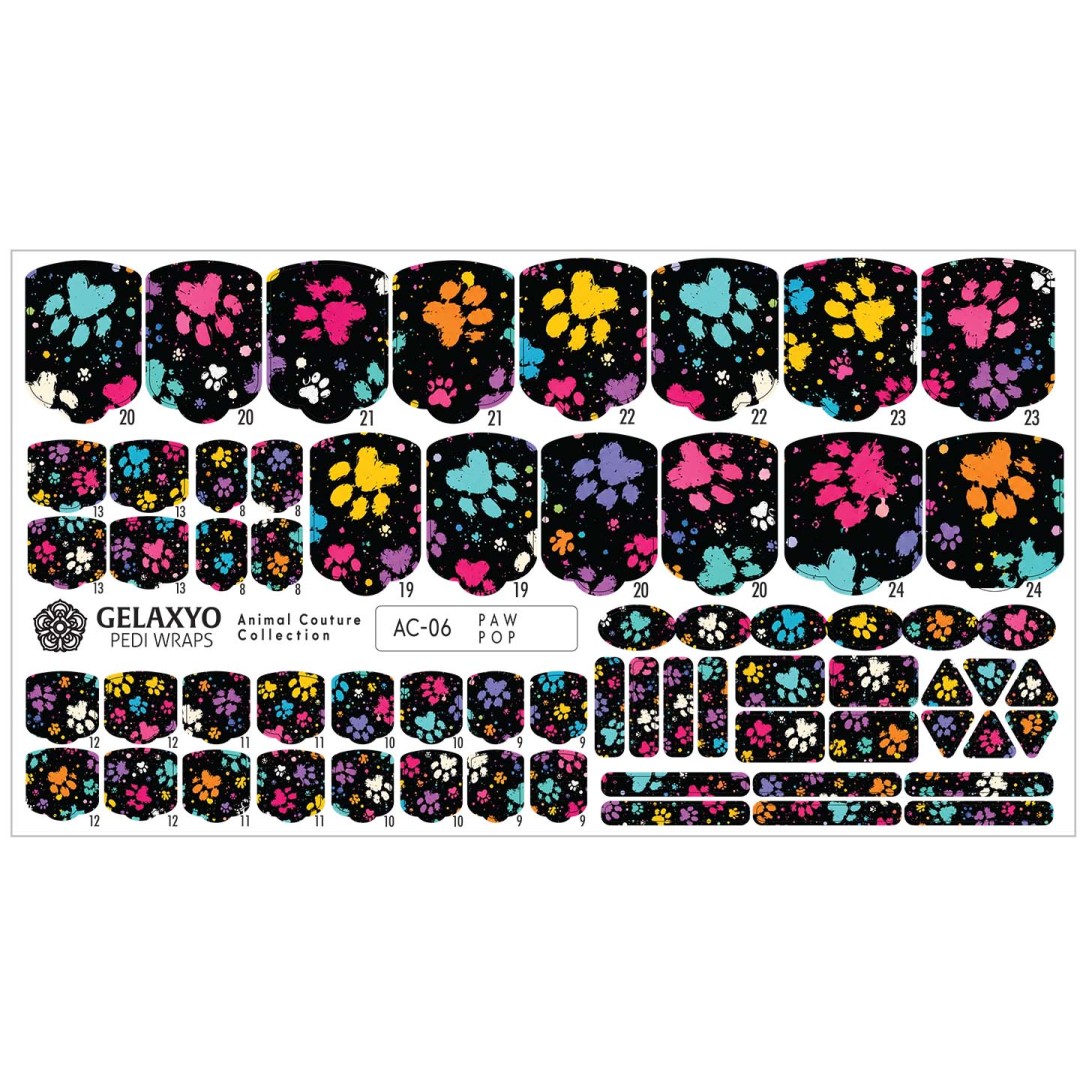PEDI WRAPS ANIMAL COUTURE AC-6 GELAXYO CU 38 DE...