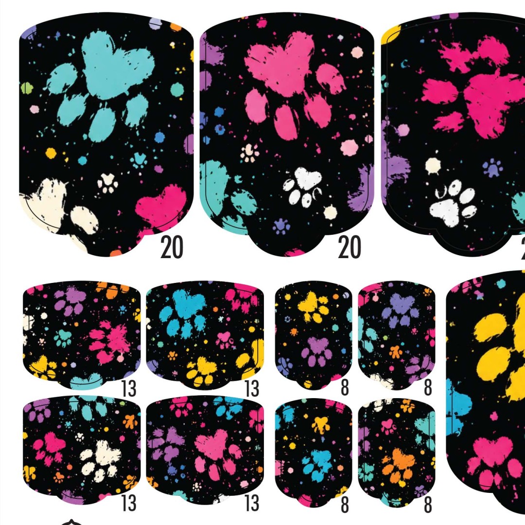 PEDI WRAPS ANIMAL COUTURE AC-6 GELAXYO