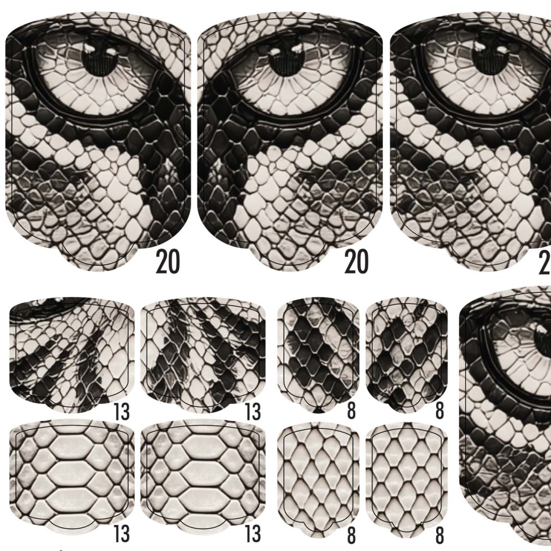 PEDI WRAPS ANIMAL COUTURE AC-10 GELAXYO