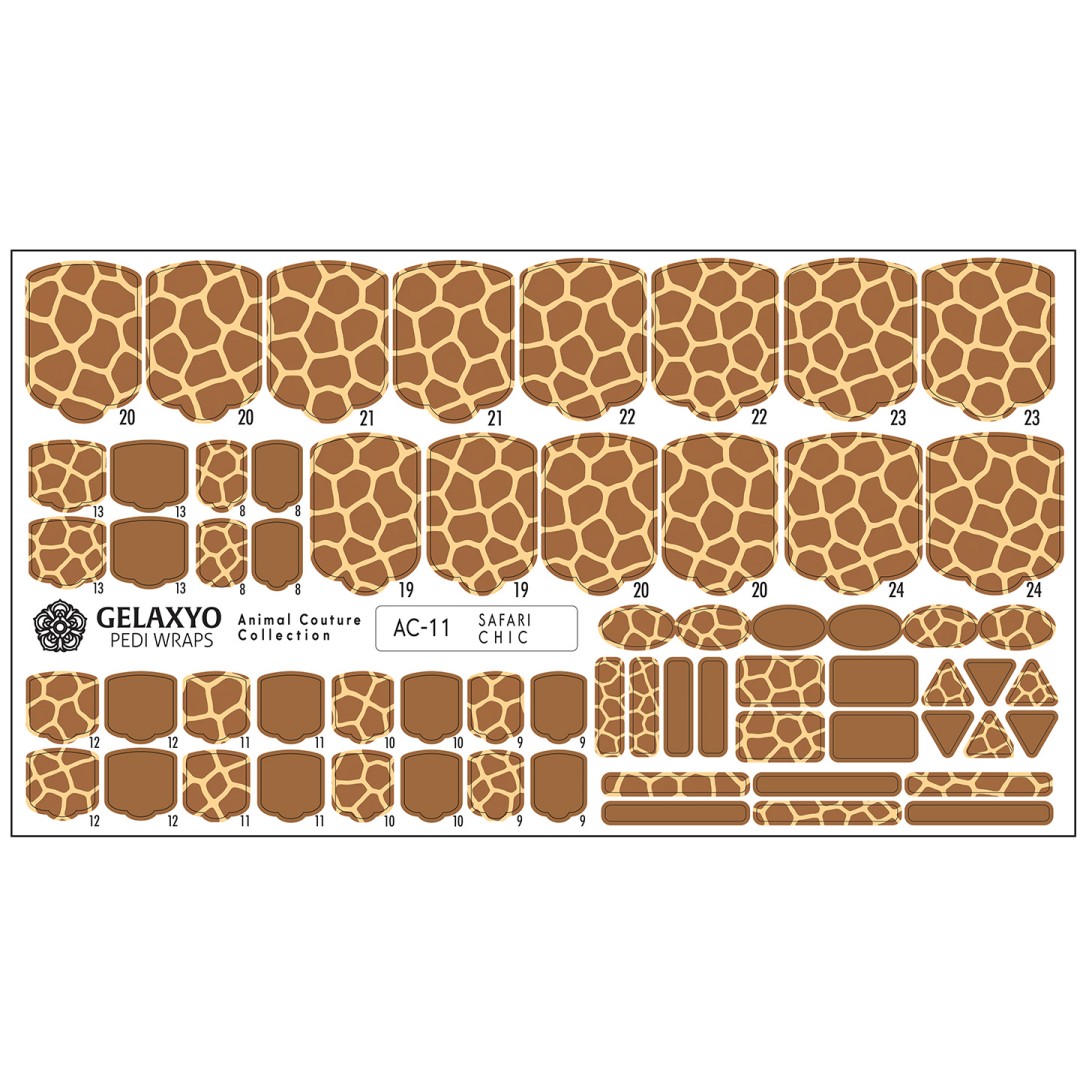 PEDI WRAPS ANIMAL COUTURE AC-11 GELAXYO CU 38...